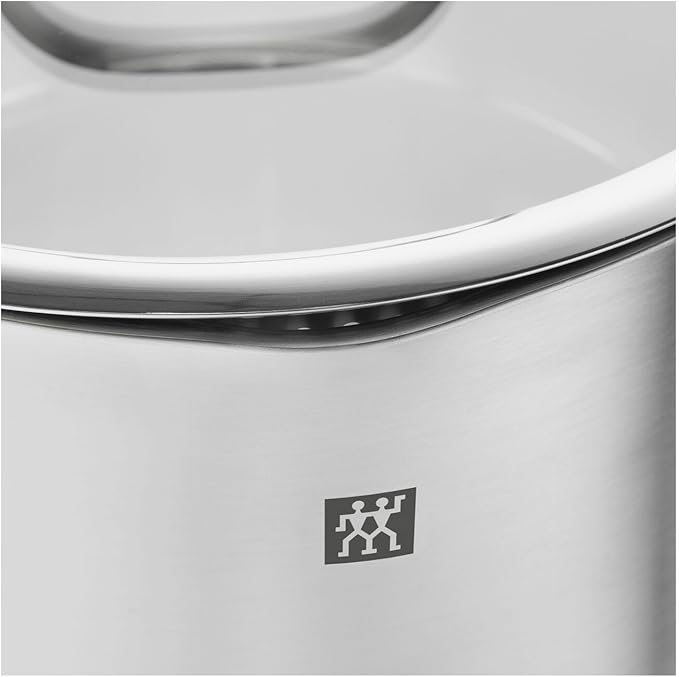 ZWILLING TrueFlow 5-Piece Saucepan Set, with Pouring Function, Suitable for Induction, Uncoated, Stainless Steel, Silver