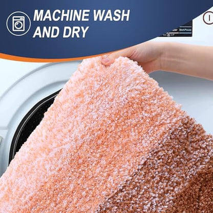 OLANLY Large Bathroom Rugs 50x30, Extra Soft Absorbent Microfiber Bath Rugs