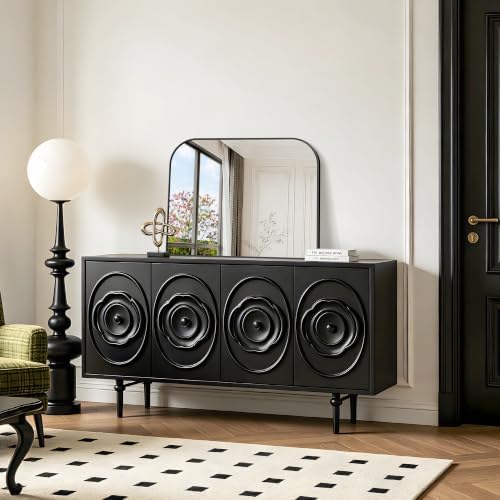 YIROMAN Bathroom Mirrors for Over Sink,30"x24" Black Bathroom Vanity Mirror
