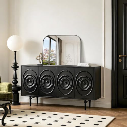 YIROMAN Bathroom Mirrors for Over Sink,30"x24" Black Bathroom Vanity Mirror