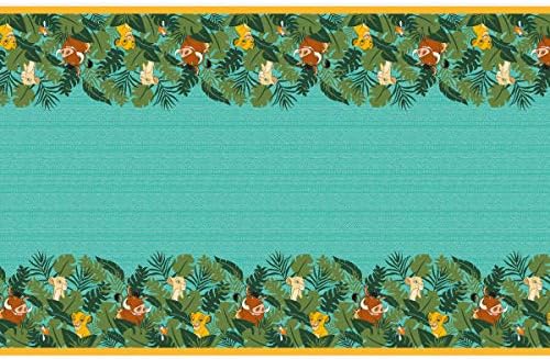 Lion King Birthday Party Baby Shower Supplies Bundle Pack includes 16 Lunch Dinner Plates, 16 Napkins, 16 Cups, 1 Table Cover, 1 Banner