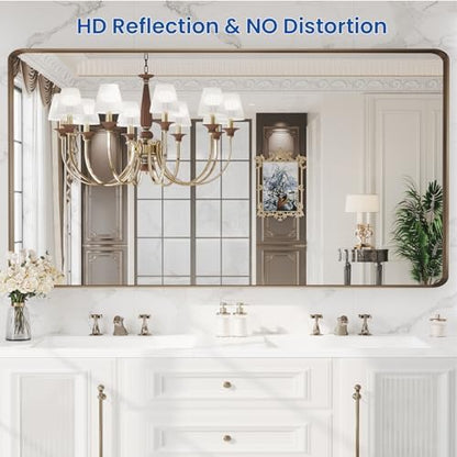 WEER Bronze Bathroom Vanity Mirror 60X30 Inch