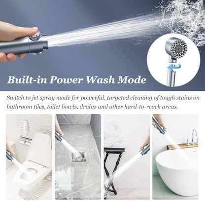 FEELSO Filtered Shower Head with Handheld, High Pressure Shower Filter Head