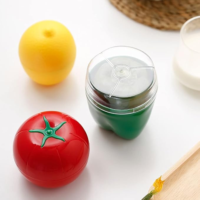 Lily Brown For Creative Kitchen Crisper Vegetable Container Onion Garlic Tomato Lemon Green Refrigerator For Storage B
