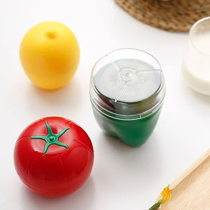 Lily Brown For Creative Kitchen Crisper Vegetable Container Onion Garlic Tomato Lemon Green Refrigerator For Storage B