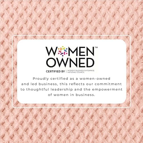 Great Bay Home Hand Towels - 100% Cotton 6 Pack 26x16 Hand Towel Set - Absorbent, Durable, Quick-Dry Towels for Bathroom (Pink)