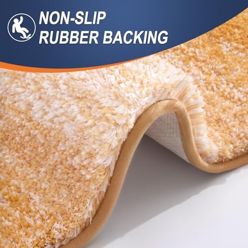OLANLY Bathroom Runner Rug 70x24, Extra Soft Absorbent Microfiber Bath Rugs
