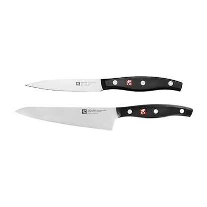 ZWILLING Twin Signature 2-Piece Razor-Sharp German Knife Set, Made in Company-Owned German Factory with Special Formula Steel perfected for almost 300 Years, Dishwasher Safe