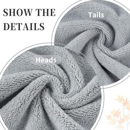 MICROFI New Microfiber Bath Towel Set, 3 Piece, Oversize, Quick Dry, Lint Free, Includes Body, Hand and Face Towels
