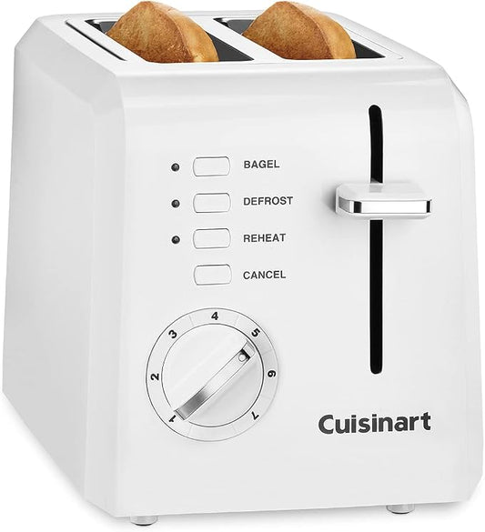 Cuisinart CPT-120 Compact Cool-Touch 2-Slice Toaster, White