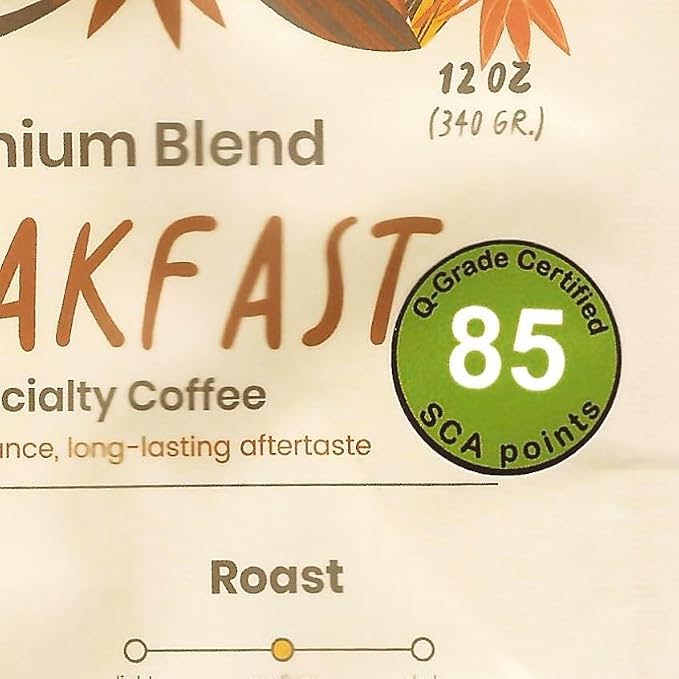 New Orgaanika Andes Breakfast 12oz | Gourmet Coffee Blend | Coarse Ground | Medium Roast | Specialty Organic | Best for French Press & Cold Brew Coffee, well balanced, bulletproof flavor, aroma and body. (bag 12oz.) | Loyalty Reward Inside the Bag (see...