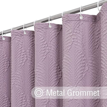 Gibelle Lavender Shower Curtain for Bathroom, Farmhouse Bath Curtain 72x72