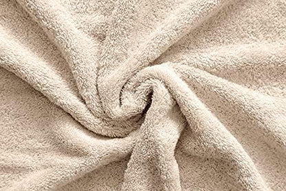 American Veteran Towel, Hand Towels for Bathroom Set of 4, 100% Cotton Turkish Hand Towel Sets, Soft Hand Face Towels, Beige Hand Towels