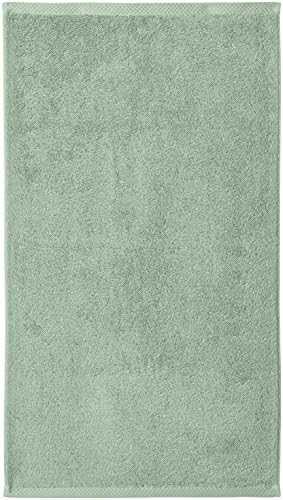 Amazon Basics Lightweight Quick-Dry Hand Towels, 100% Cotton, 28" x 16", Seafoam Green, 8-Pack