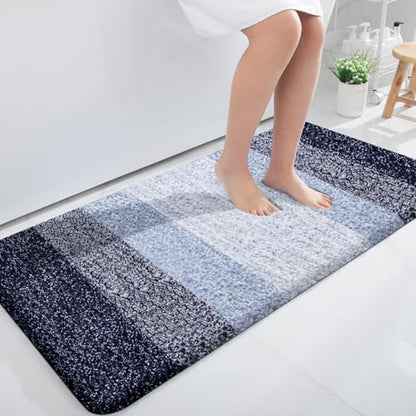 OLANLY Large Bathroom Rugs 50x30, Extra Soft Absorbent Microfiber Bath Rugs