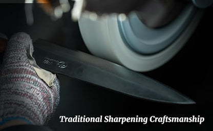 Japanese Chef Kitchen Knife, 8 Inch Black Gyuto, Hand Forged 67 Layers Damascus Steel VG10 Core, Ultra Sharp, Rosewood & Ebony Handle, Leather Sheath,A Thoughtful Father Day Gifts for Men