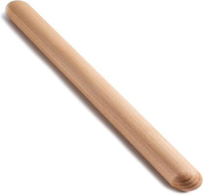 17.78 Inches French Rolling Pin,Extra-long Wood Rolling Pin for Baking,Classic Wooden Dough Roller for Fondant Pizza Pie Crust Cookie Pastry, Essential Kitchen Utensil,（Beech wood）