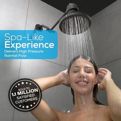 SparkPod Rain Shower Head, 8 Inch Square, Vintage Oil-Rubbed Bronze Finish