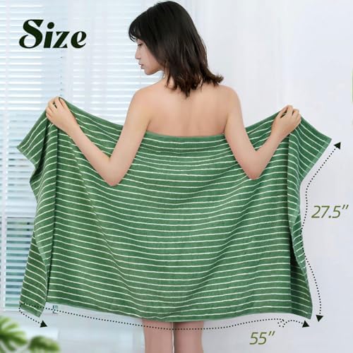 Bath Towels 2 Pack, Lighter & Quick Dry Towels Large 27.5 x 55 inches,