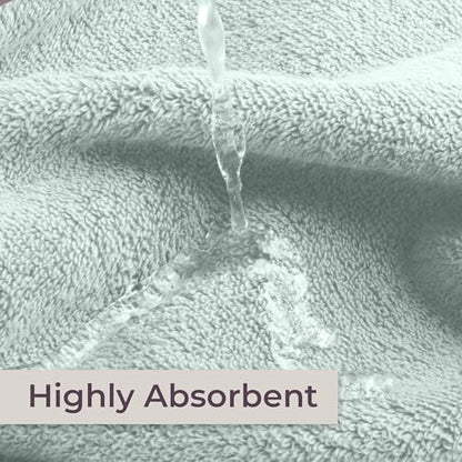 Lavish Home Bathroom Towels Set, Bathroom Essentials, Seafoam, Set of 8