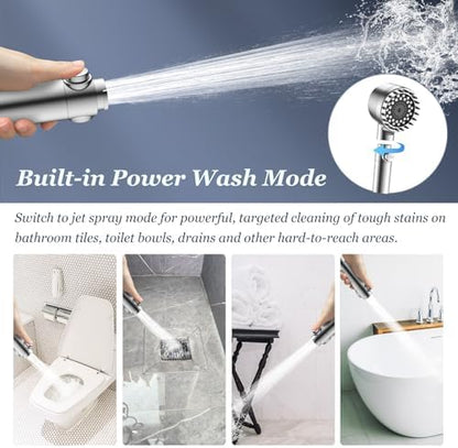 FEELSO Filtered Shower Head with Handheld, High Pressure Shower Filter Head
