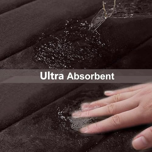 Buganda Memory Foam Bath Mat 55 x 24, Ultra Soft Absorbent Bathroom Rugs