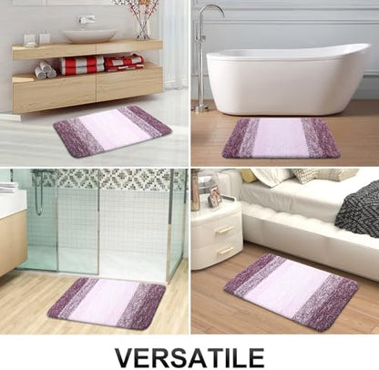 OLANLY Bathroom Rugs Mat 34x21, Extra Soft Absorbent Microfiber Bath Rugs