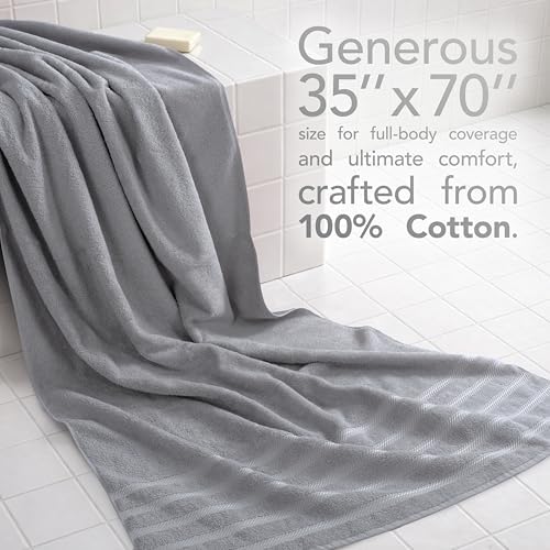 American Soft Linen 100% Cotton Luxury Turkish Towels, 2PC 35x70 Bath Sheet