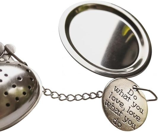 Tea Infuser Ball with Quotation - Do What You Love, Love What You Do