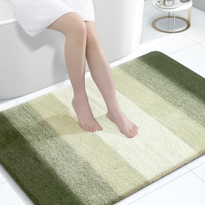 OLANLY Large Bathroom Rugs 60x40, Extra Soft Absorbent Microfiber Bath Rugs