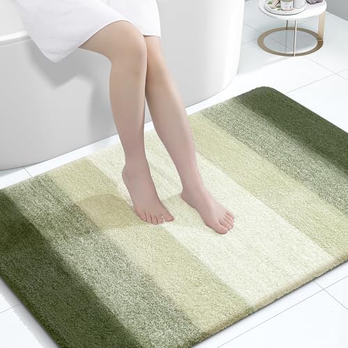 OLANLY Large Bathroom Rugs 44x32, Extra Soft Absorbent Microfiber Bath Rugs