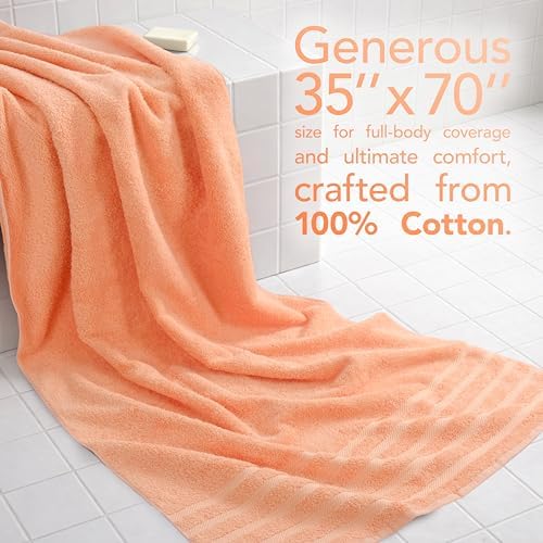 American Soft Linen 100% Cotton Luxury Turkish Towels, 35x70 XL Bath Sheet