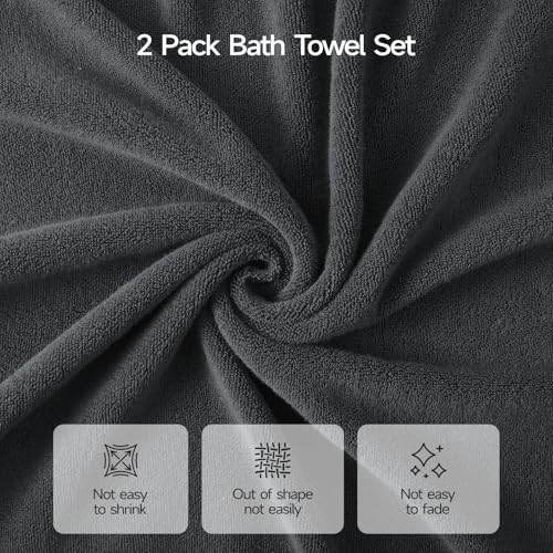ecolook Ultra Soft 6-Piece Towel Set, 100% Cotton