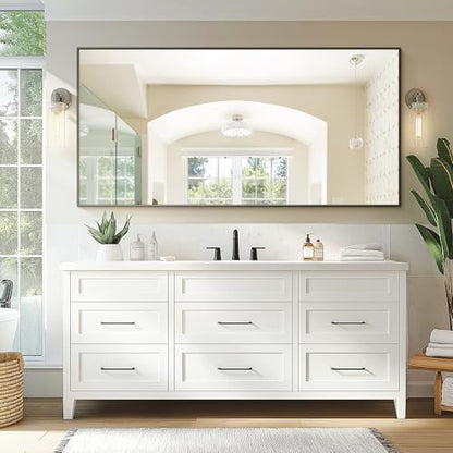 Bathroom Vanity Mirror for Wall, 60"x30" Bathroom Mirror for Over Sink