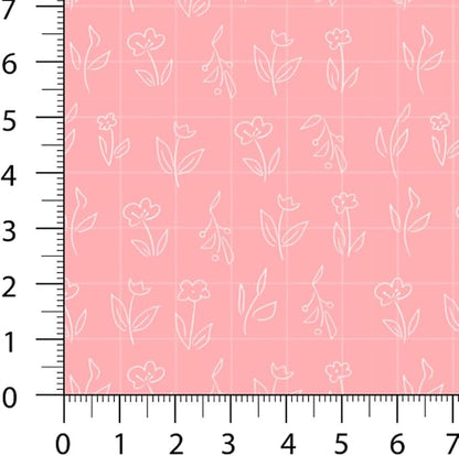 Patchwork Fabric Panel 100x155 cm, 100% Cotton Satin, 6 Coordinated Floral Patterns, Pastel Garden Quilting & Sewing Fabric (Blooming Days, 6pcs 50x50cm)
