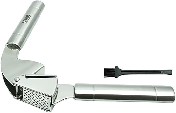 Elite Stainless Steel Garlic Press – Exquisite Commercial Grade, Unparalleled Quality Garlic Crusher (GP0002)