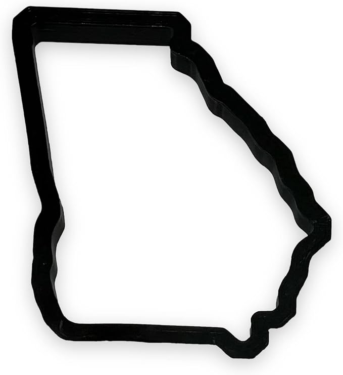 Georgia State Cookie Cutter with Easy Push Design (4 inch)