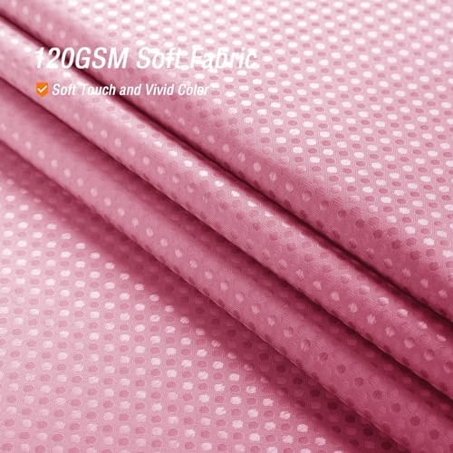 Gibelle Pink Ombre Fabric Shower Curtain for Bath Decor, 72 x 72