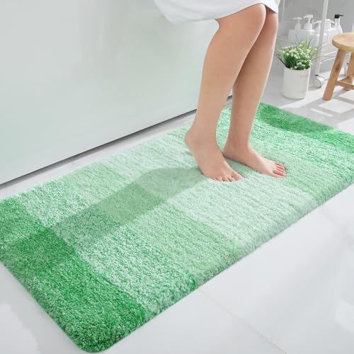 OLANLY Bathroom Runner Rug 44x24, Extra Soft Absorbent Microfiber Bath Rugs