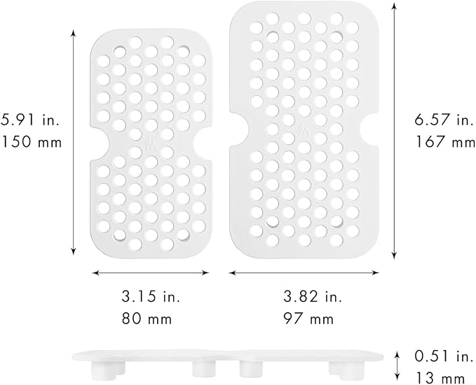 ZWILLING Fresh & Save Set of 2 Drip Tray for Glass Boxes, MEDIUM/LARGE, white (Pack of 2)