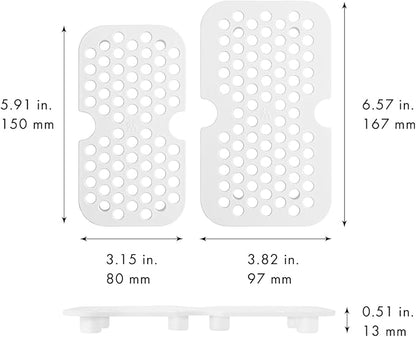 ZWILLING Fresh & Save Set of 2 Drip Tray for Glass Boxes, MEDIUM/LARGE, white (Pack of 2)