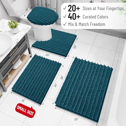 Arotive Bathroom Rugs Mat 70x24, Soft Absorbent Chenille Shaggy Bath Mat