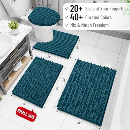 Arotive Bathroom Rugs Mat 70x24, Soft Absorbent Chenille Shaggy Bath Mat