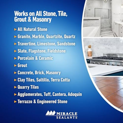 Miracle Sealants Heavy-Duty Non-Acidic Tile & Stone Cleaner, Quart