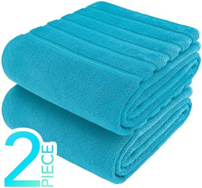 American Soft Linen 100% Cotton Luxury Turkish Towels, 2PC 35x70 Bath Sheet