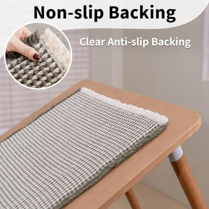 Waffle Bath Mat, Boho Bathroom Rugs Non Slip Washable, 24" x 36"