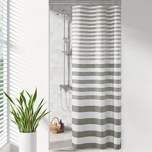 Madison Park Stall Shower Curtain for Bathroom, Blue Ombre, 36" x 72"