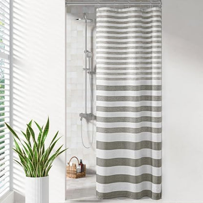 Madison Park Stall Shower Curtain for Bathroom, Blue Ombre, 36" x 72"