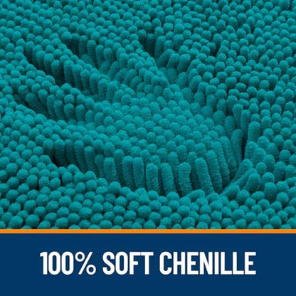 OLANLY Large Bathroom Rugs 44x32, Extra Soft Absorbent Chenille Bath Rugs