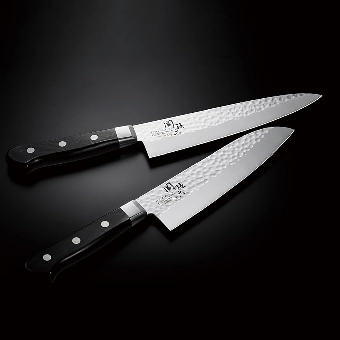Kai Corporation AB5460 Kaijiri Gyutou Knife, Imayo Hammered 8.3 inches (210 mm), Made in Japan